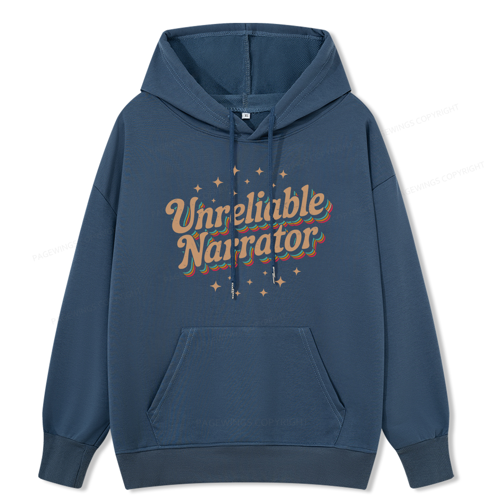 Pagewings Unreliable Narrator Unisex Classic Hoodie