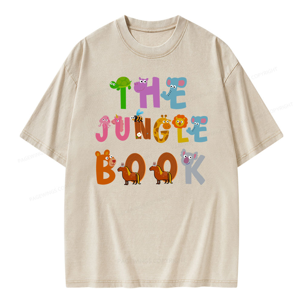 Pagewings THE JUNGLE BOOK T-Shirt Unisex Washed T-shirt