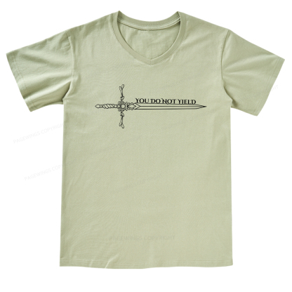 Pagewings You Do Not Yield V-neck T-shirt