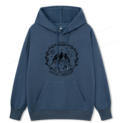 Pagewings Support Your Local Library Unisex Classic Hoodie