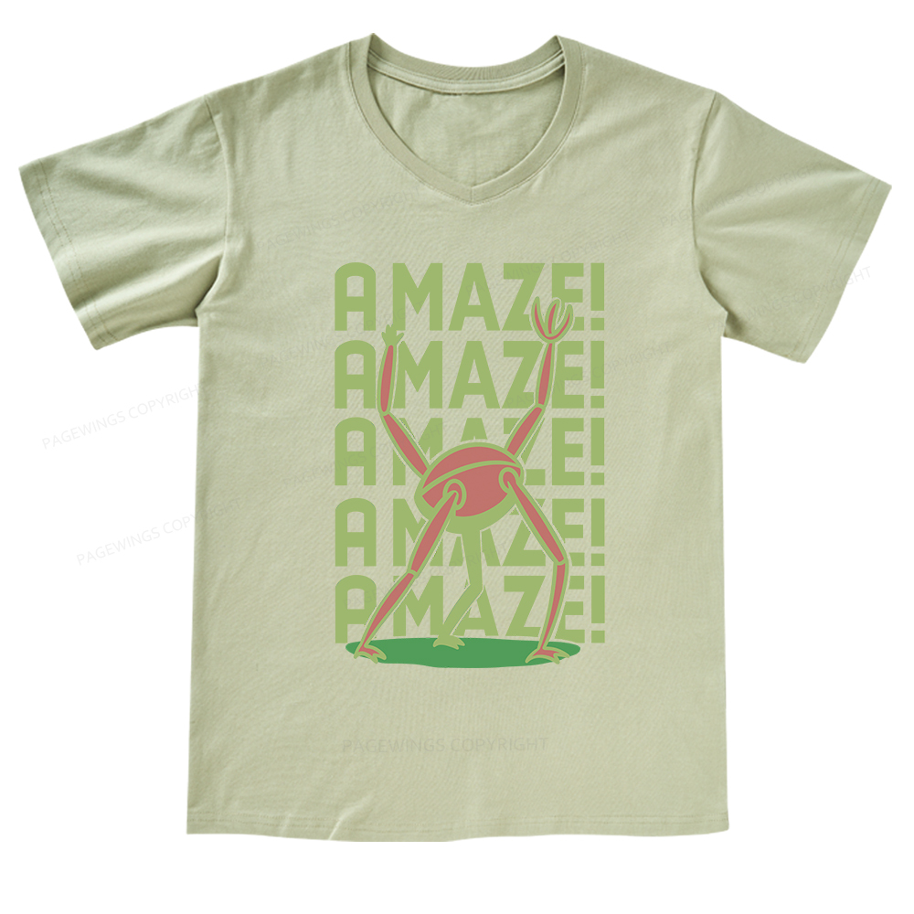 Pagewings Rocky Amaze V-neck T-shirt