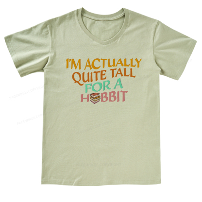 Pagewings I'm Actually Quite Tall V-neck T-shirt