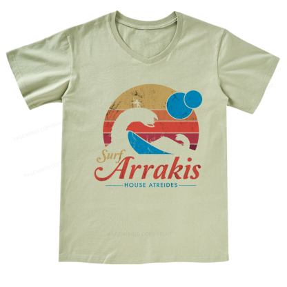 Pagewings Visit Arrakis V-neck T-shirt