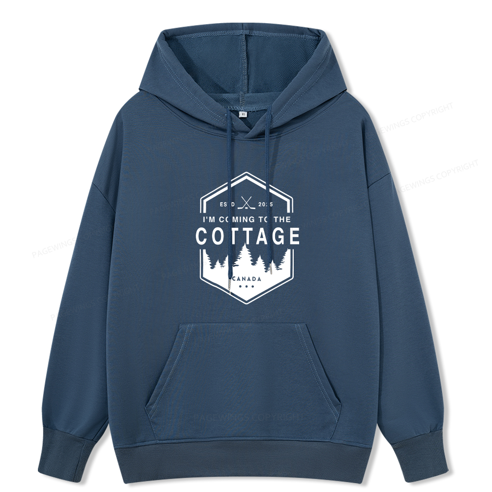 Pagewings Coming To The Cottage Unisex Classic Hoodie