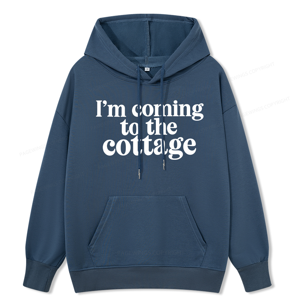 Pagewings I'm Coming To The Cottage Unisex Classic Hoodie