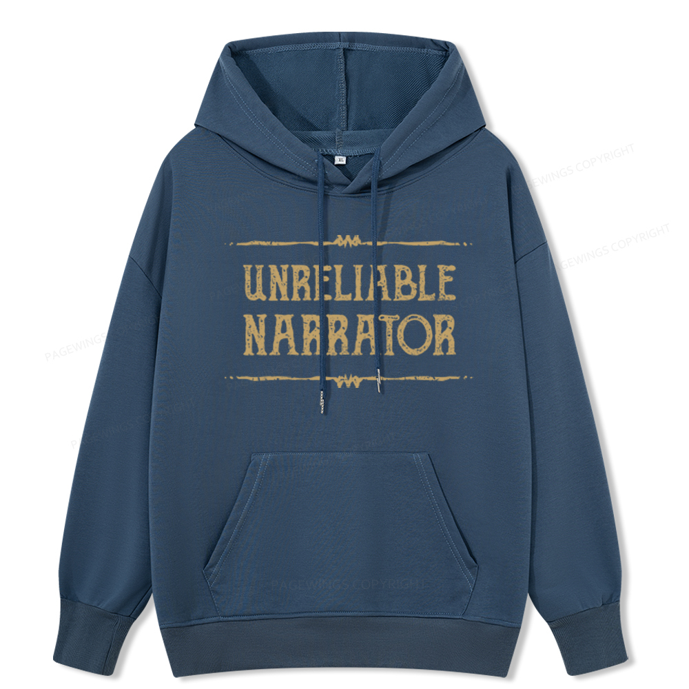 Pagewings Unreliable Narrator Unisex Classic Hoodie