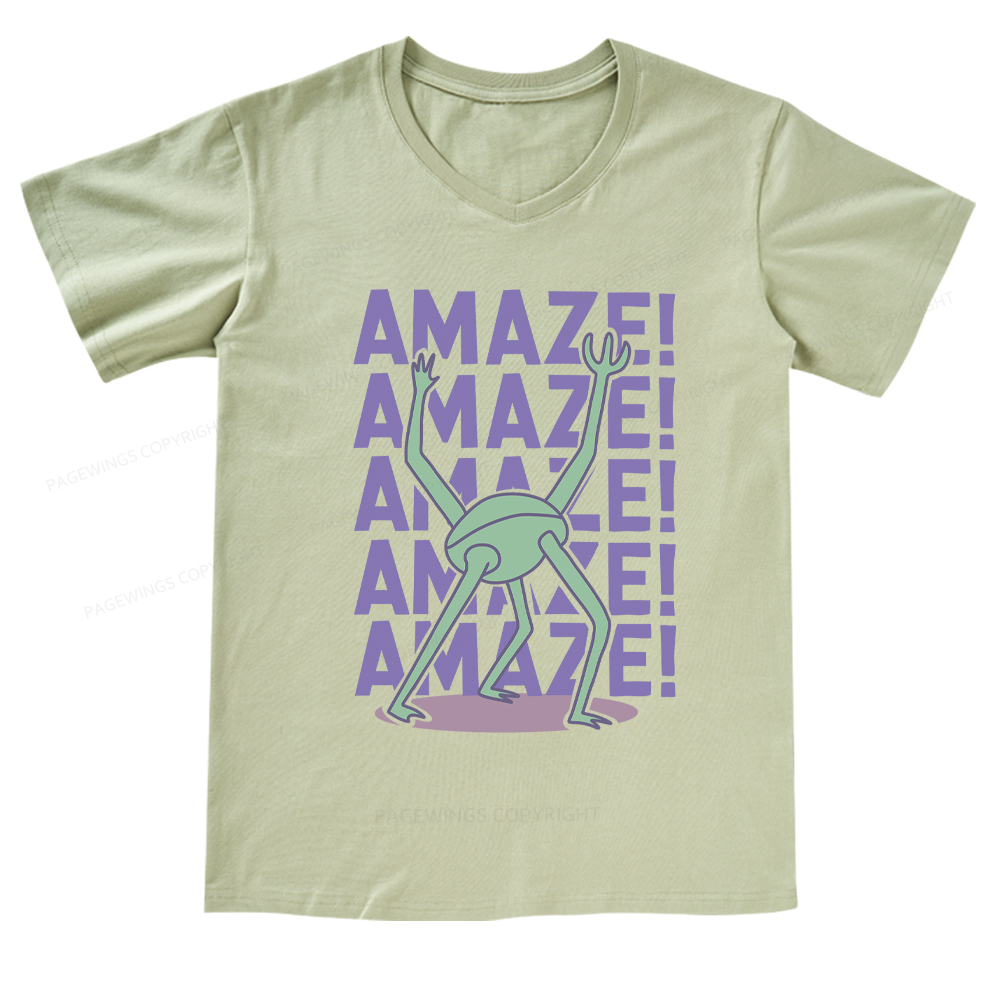 Pagewings Rocky Amaze V-neck T-shirt