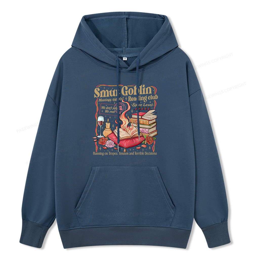 Pagewings Smut Goblin Dark Romance Bookish Unisex Classic Hoodie