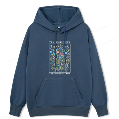 Pagewings Trans Rights Are Human Rights Unisex Classic Hoodie