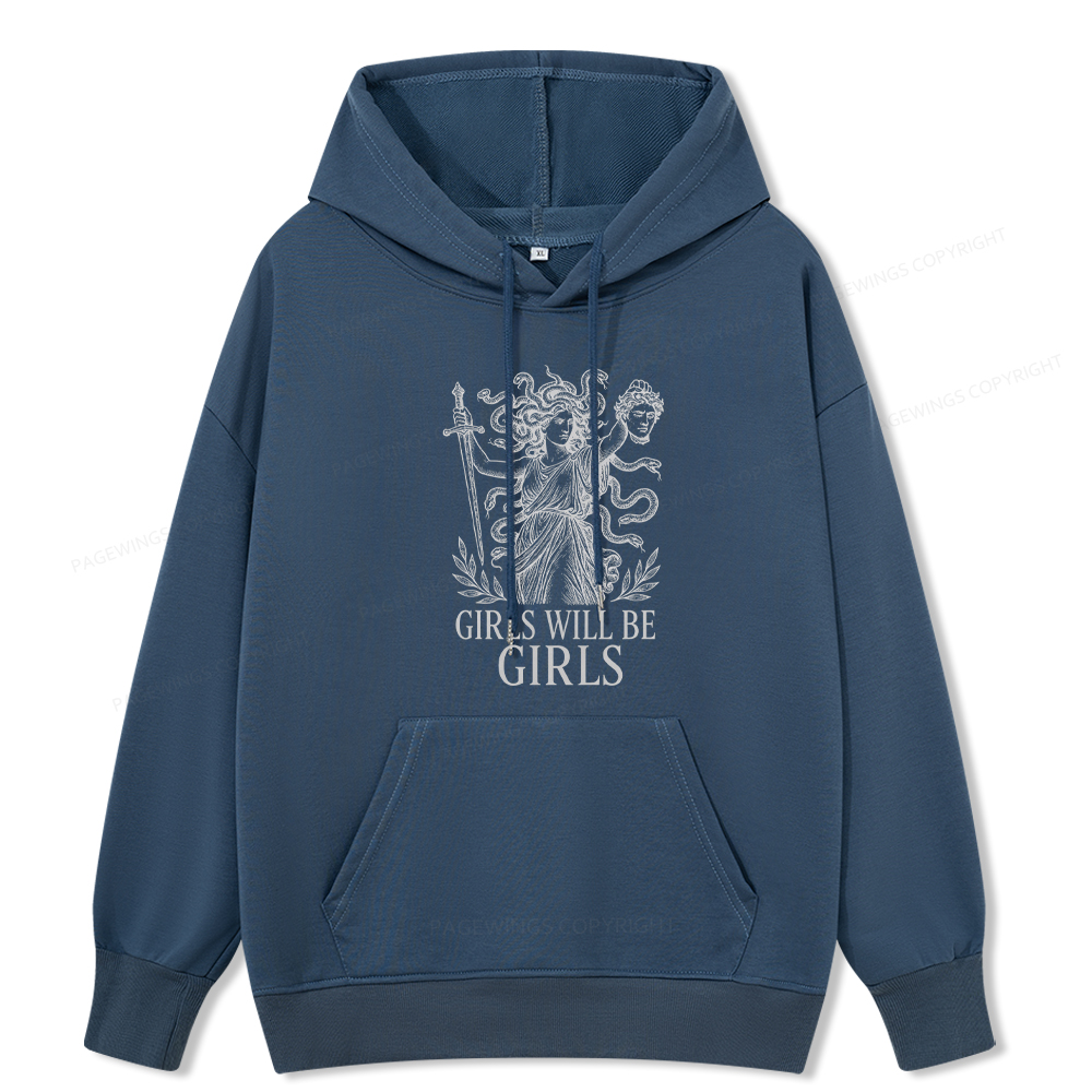 Pagewings Girls Will Be Girls Unisex Classic Hoodie