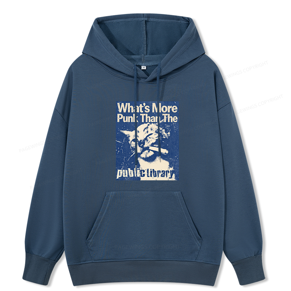 Pagewings What's More Punk Than The Public Library Unisex Classic Hoodie