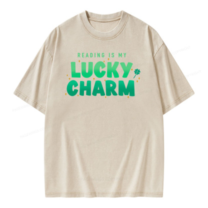 Pagewings Lucky Charm Shirt Unisex Washed T-shirt