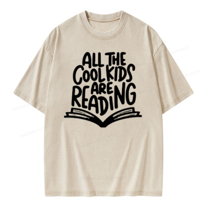 Pagewings Book Lover Kid Shirt, Reading Habit T-Shirt Unisex Washed T-shirt