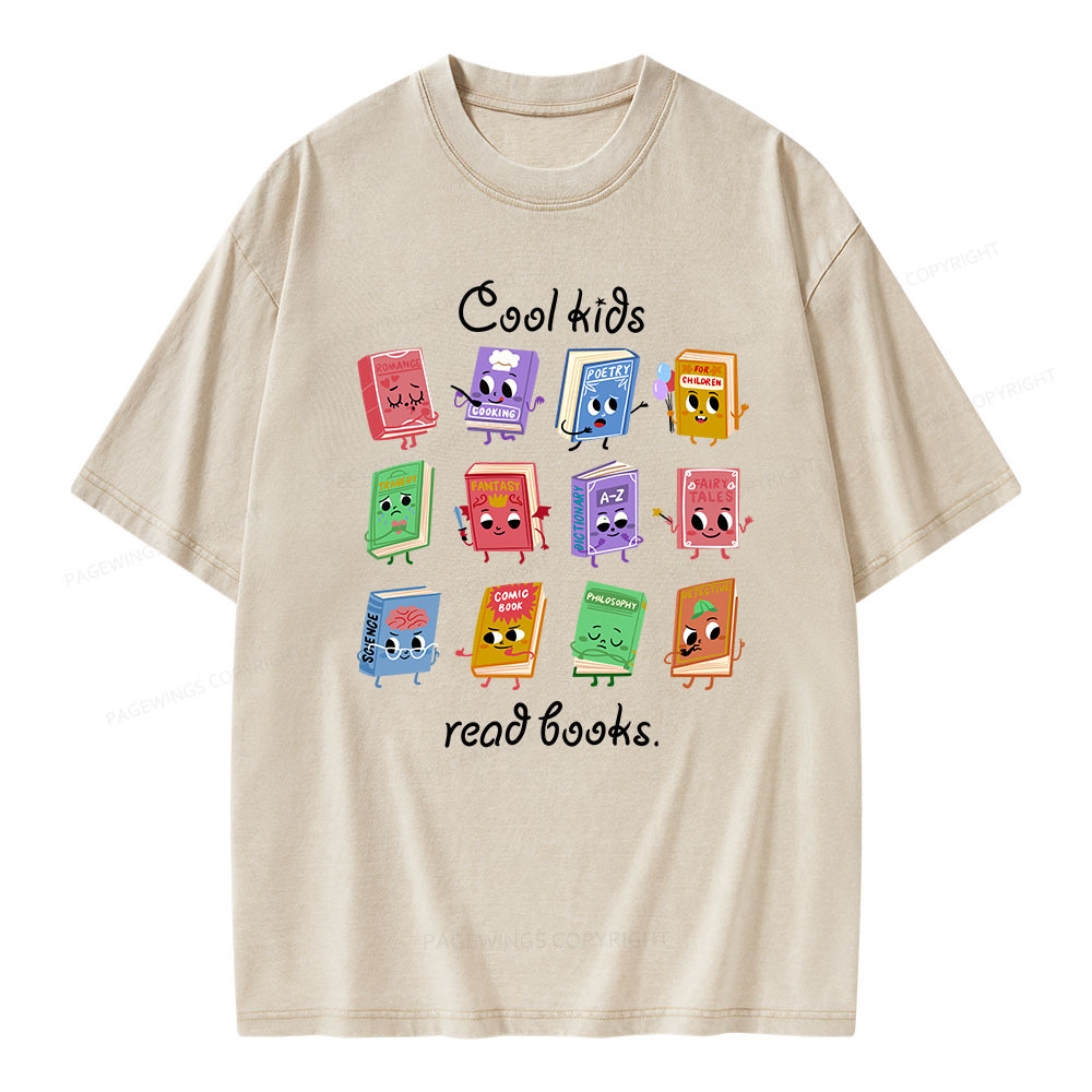 Pagewings School Librarian Shirt, Back To School Shirt Teacher Unisex Washed T-shirt