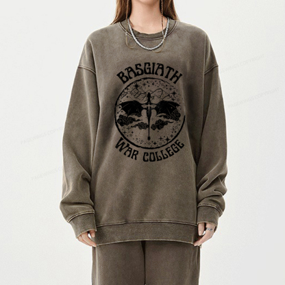 Pagewing Fouth Wings Unisex Washed Sweatshirt