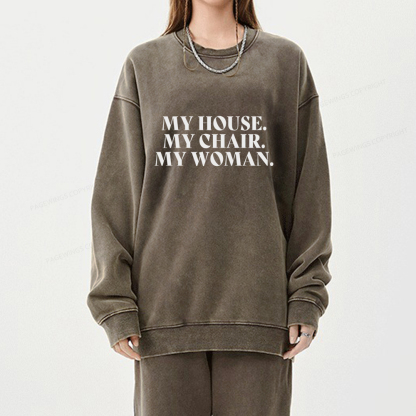 Pagewin My House Fourth Wing Classic T-Shirt Unisex Washed Sweatshirt