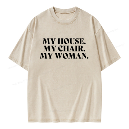 Pagewing My House Fourth Wing Classic T-Shirt Unisex Washed T-shirt