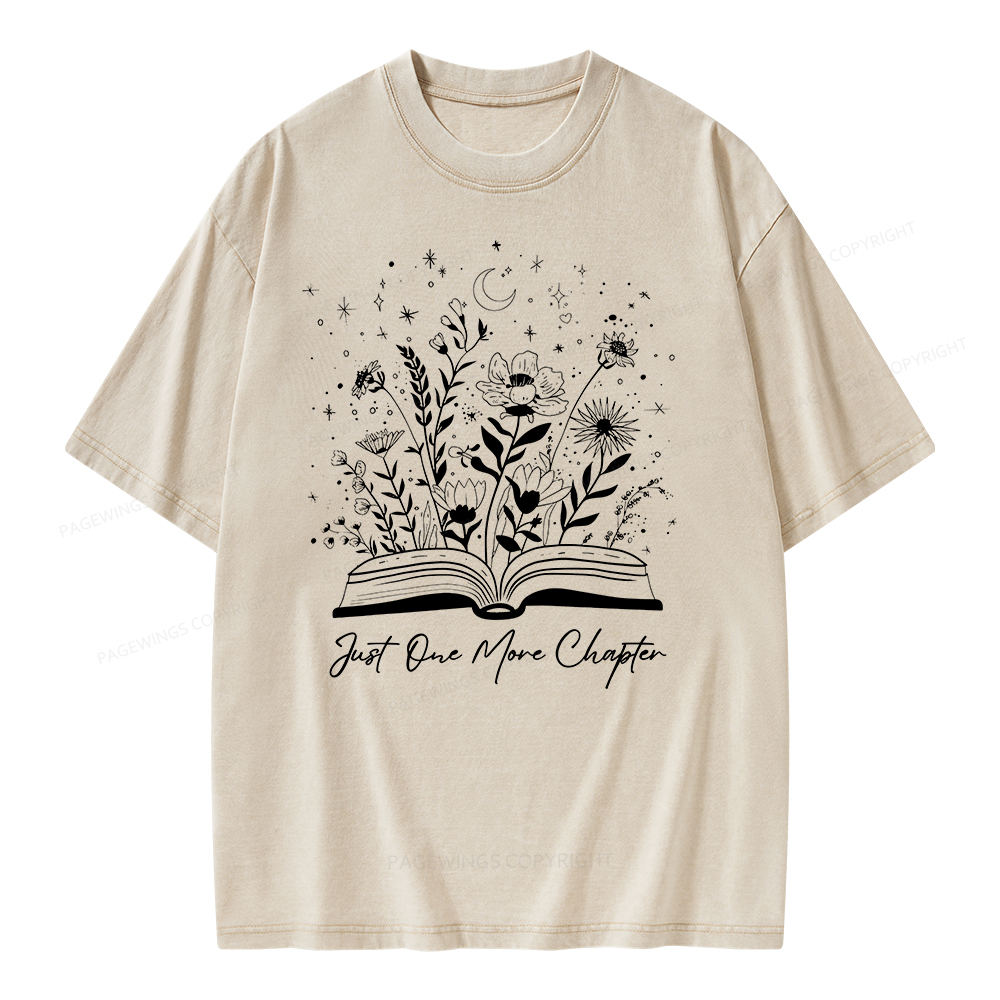 Pagewing Gift For Book Lover, Reading Shirt Unisex Washed T-shirt