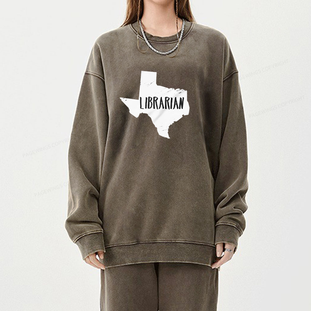 Pagewings Thanku Next Chapter Unisex Washed Sweatshirt