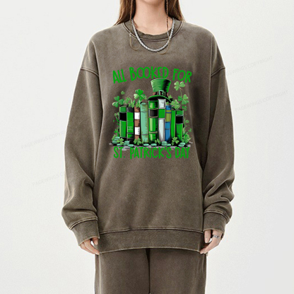 Pagewin Bookish Shirt,Funny Book Lover Shirt Unisex Washed Sweatshirt