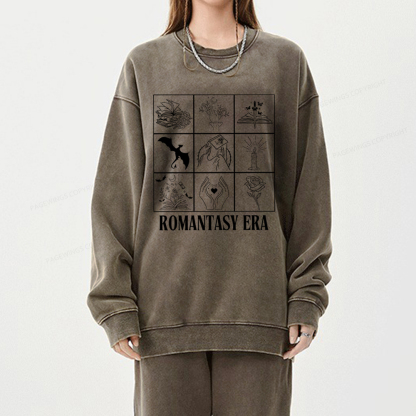 Pagewings Romantasy Era Book Shirt Comfort Colors t-shirt Unisex Washed Sweatshirt
