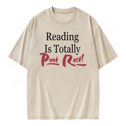 [Copy]Pagewings Reading Is TOTALLY Shirt Unisex Washed T-shirt
