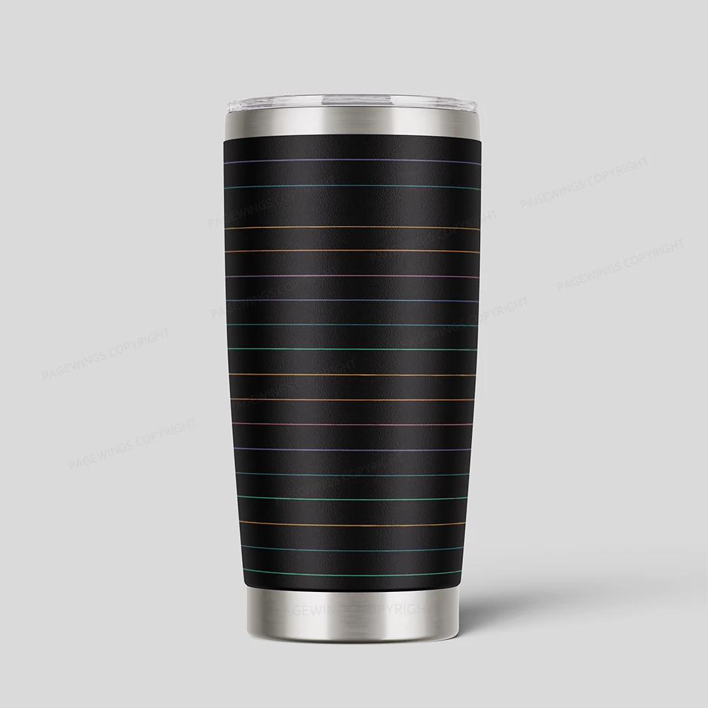 Pagewing Vintage Library Rainbow Tumbler