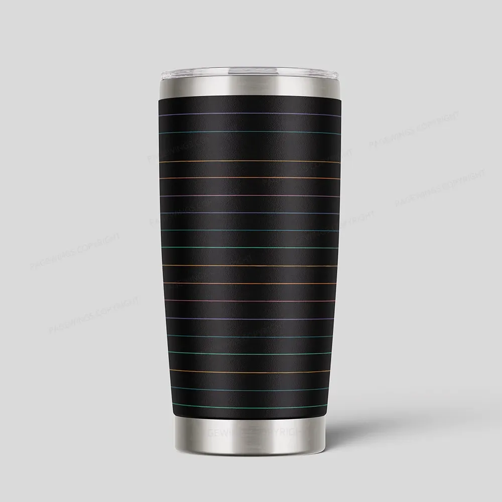 Pagewing Vintage Library Rainbow Tumbler
