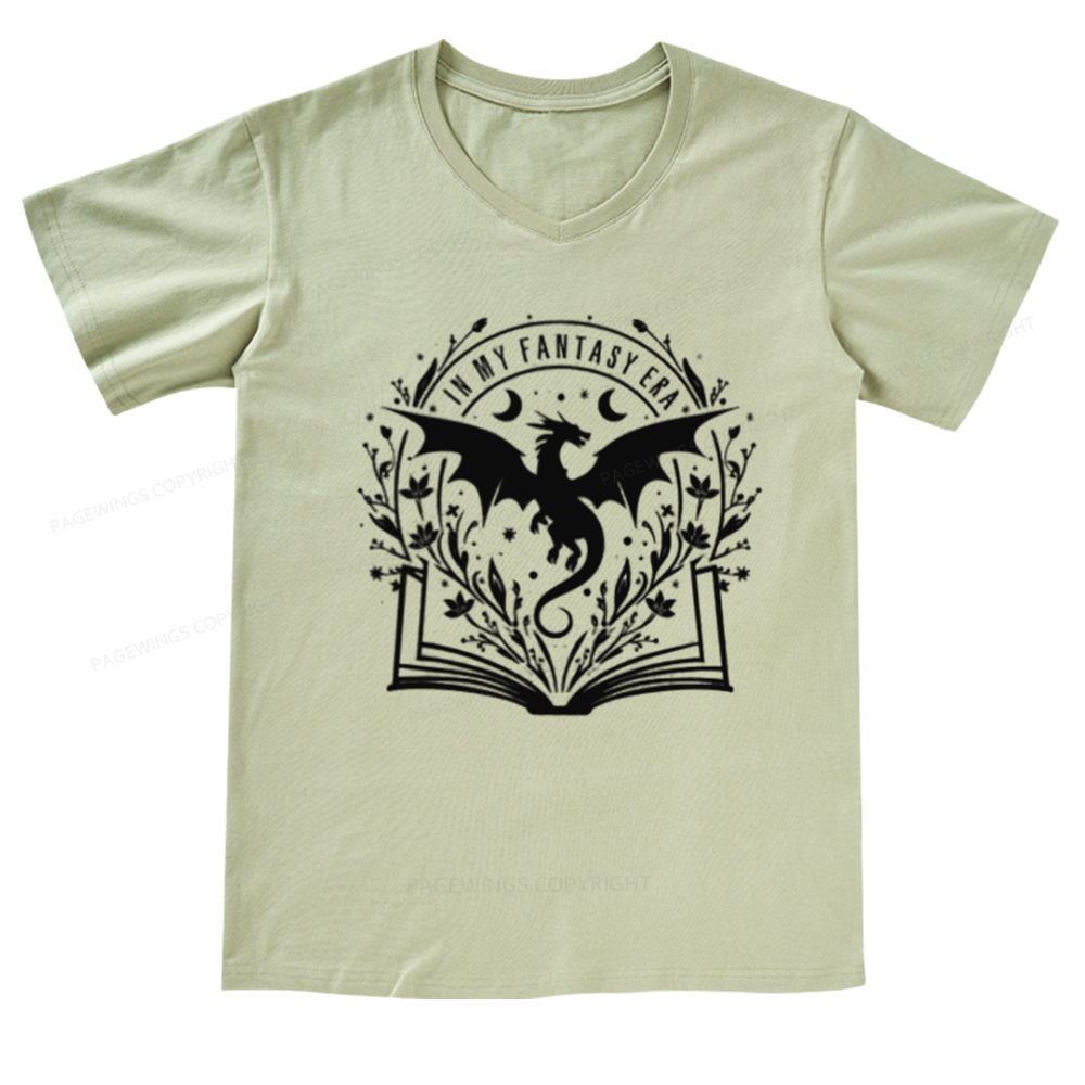 Pagewings Fantasy Era Unisex Tee V-neck T-shirt