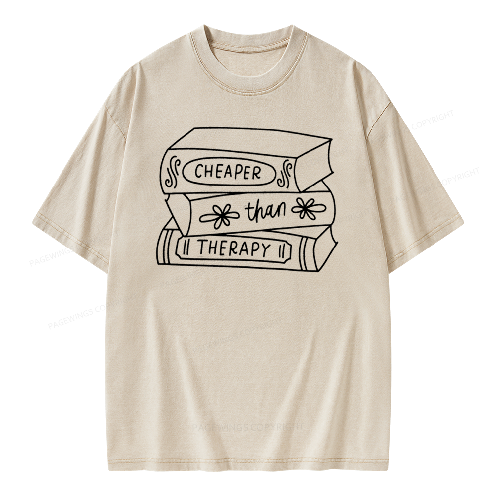 Pagewings Funny Bookish Unisex Pullover Sweater  Unisex Washed T-shirt