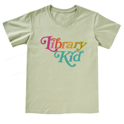 Pagewings Library Shirt Librarian Shirt V-neck T-shirt