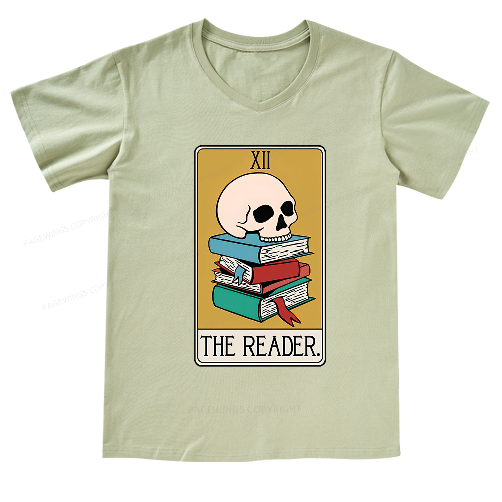 Pagewings Funny Tarot Shirt Tarot Card  V-neck T-shirt