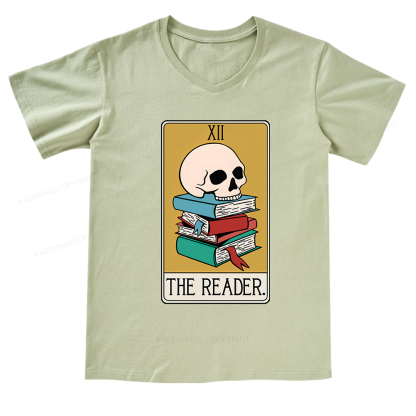 Pagewings Funny Tarot Shirt Tarot Card  V-neck T-shirt