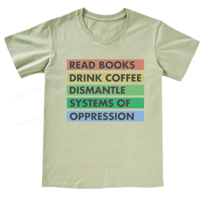 Pagewings Read Books T-Shirt V-neck T-shirt