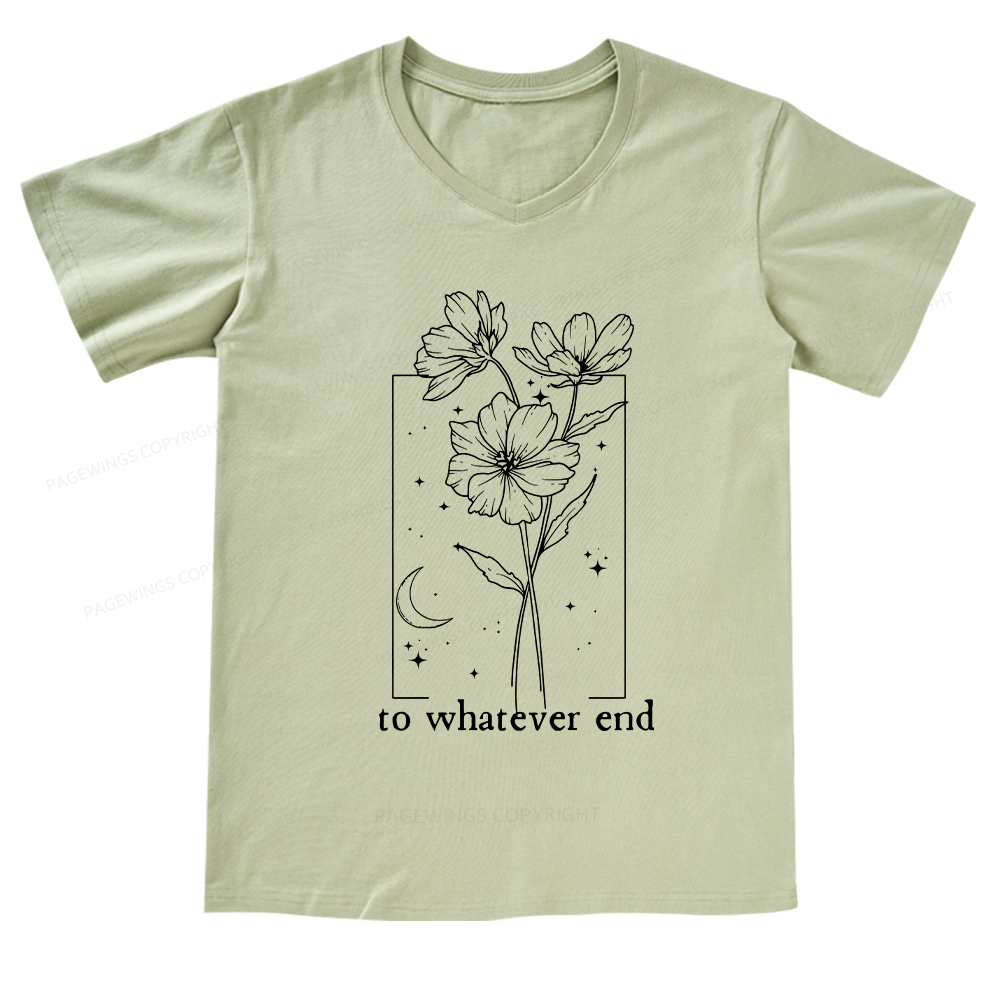 Pagewings Read Banned Books Stack V-neck T-shirt
