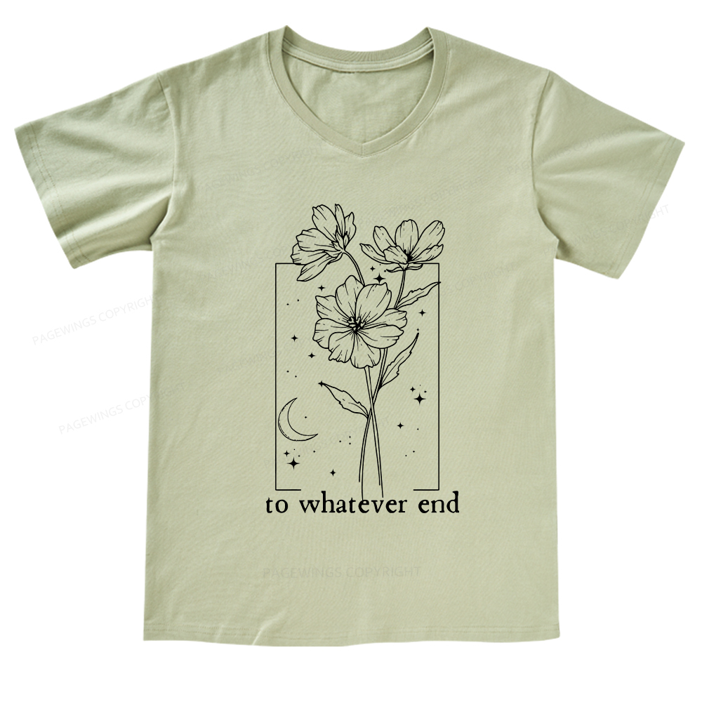 Pagewings Read Banned Books Stack V-neck T-shirt