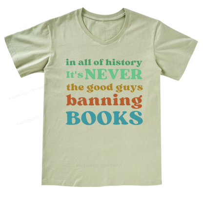 Pagewings Banned Books Shirt V-neck T-shirt