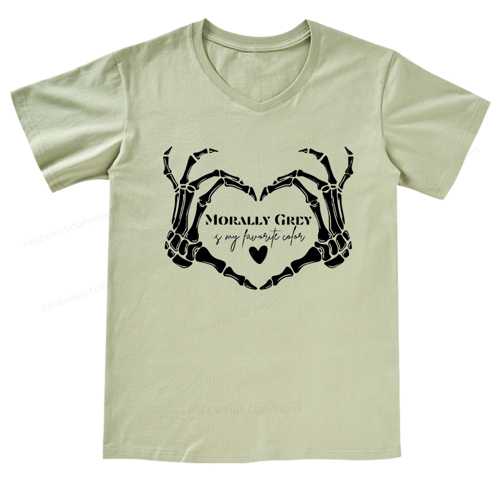 Pagewings A Book a Day Dragon V-neck T-shirt