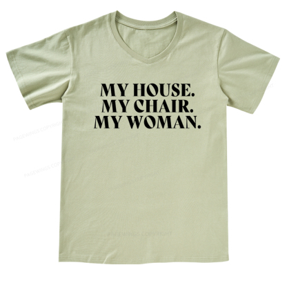Pagewings My House Fourth Wing Classic T-Shirt V-neck T-shirt