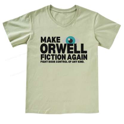 Pagewings Read Banned Books V-neck T-shirt