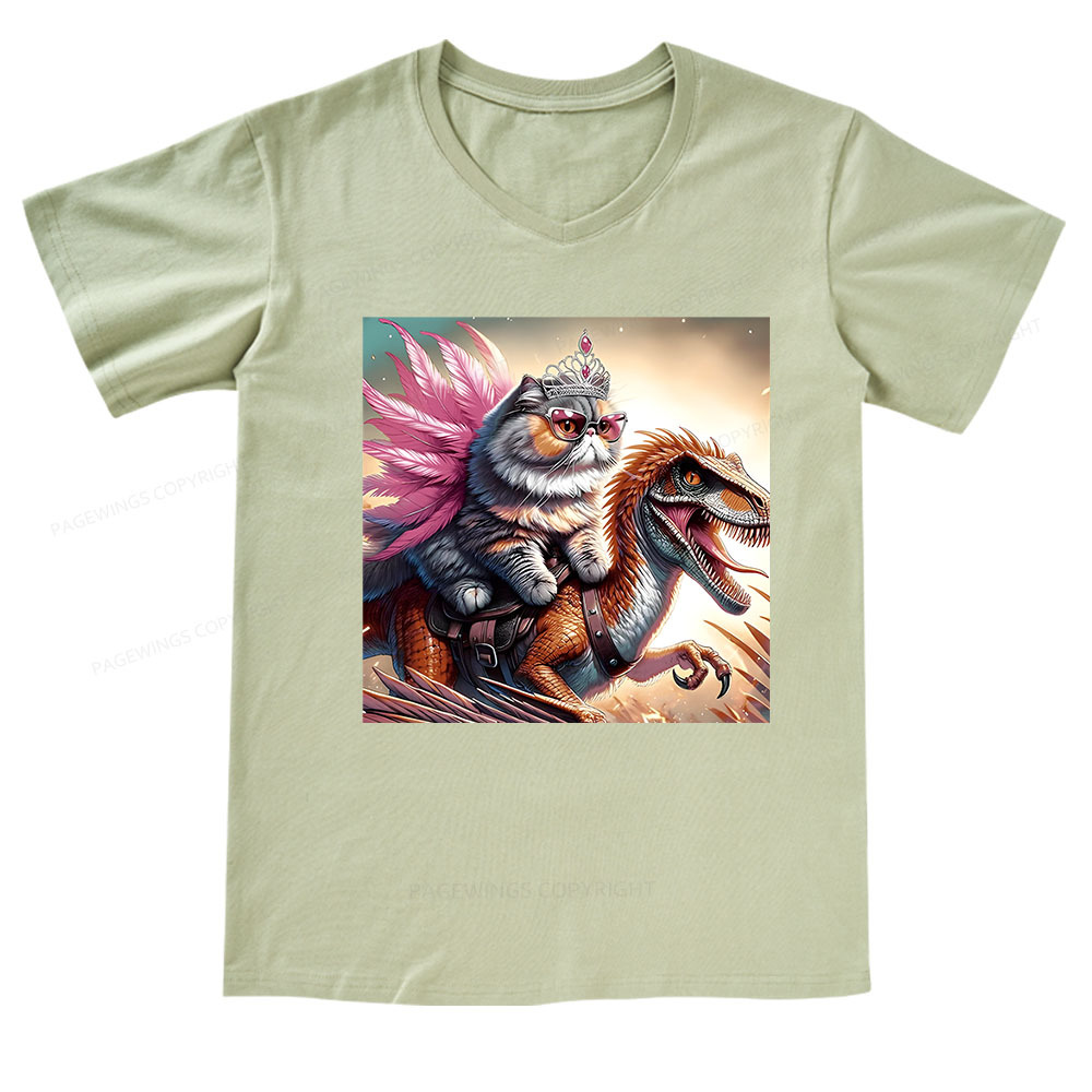 Pagewings Crawler Carl V-neck T-shirt