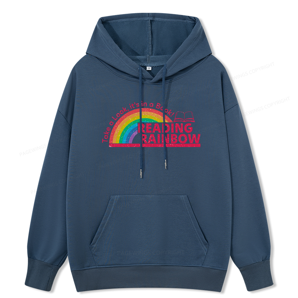 Pagewings Reading Rainbow Unisex Classic Hoodie