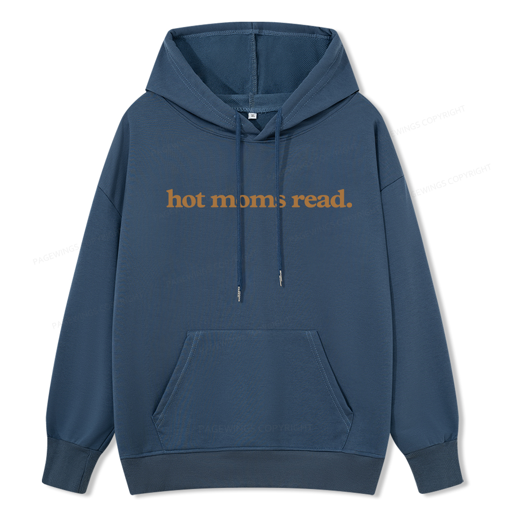 Pagewings Hot Moms Read Unisex Classic Hoodie