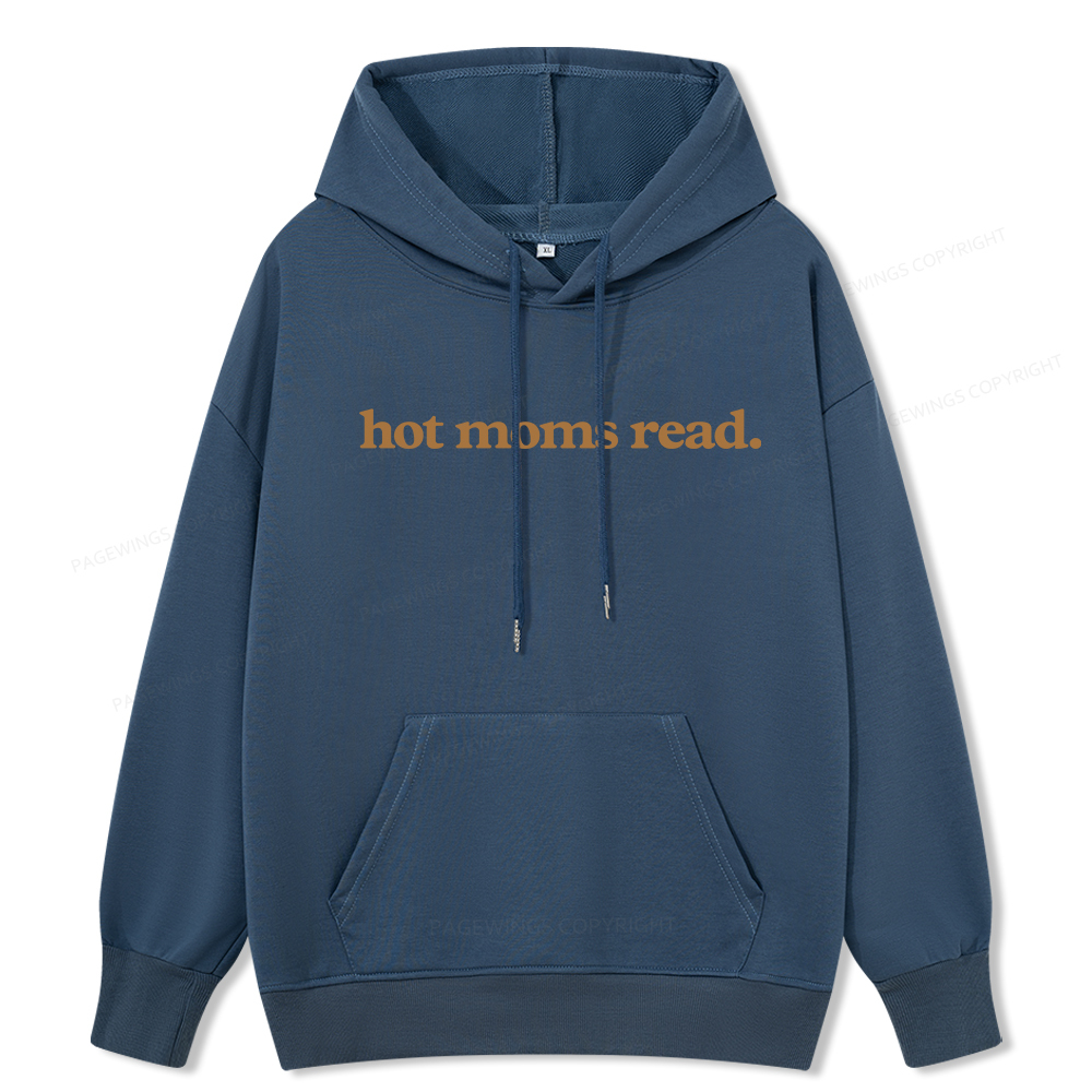 Pagewings Hot Moms Read Unisex Classic Hoodie