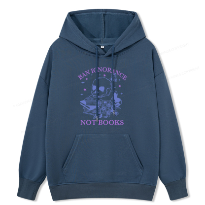 Pagewings Ban Lgnorance Not Books Unisex Classic Hoodie