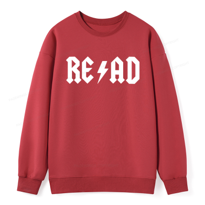 Pagewings Read Back In The Library "rock And Roll Unisex Classic Sweatshirt