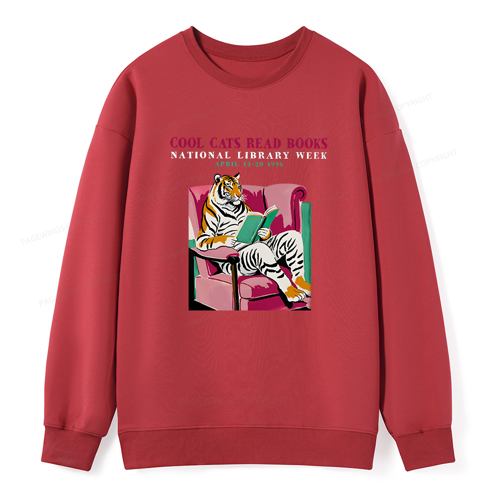 Pagewings Library Week Poster 1996 Unisex Classic Sweatshirt