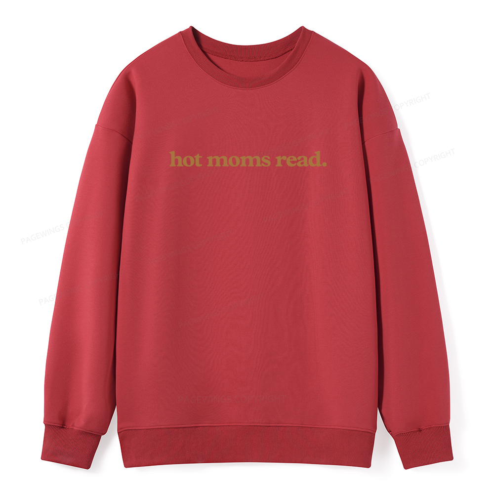Pagewings Hot Moms Read Unisex Classic Sweatshirt