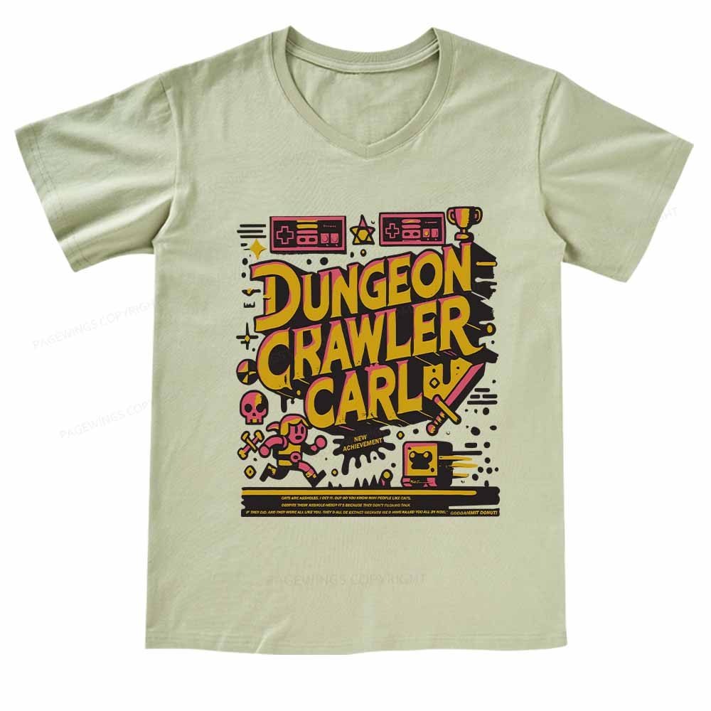 Pagewings Book New Achievement  V-neck T-shirt