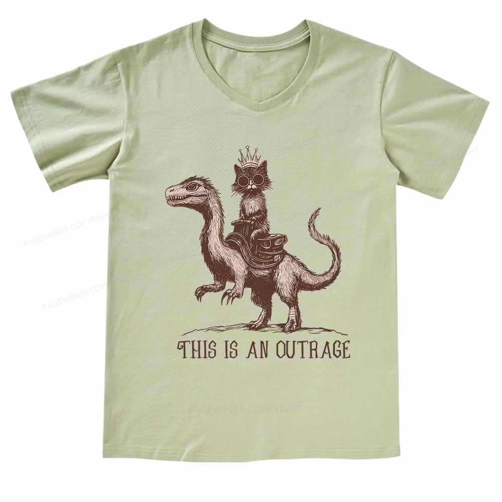 Pagewings Princess Donut  V-neck T-shirt